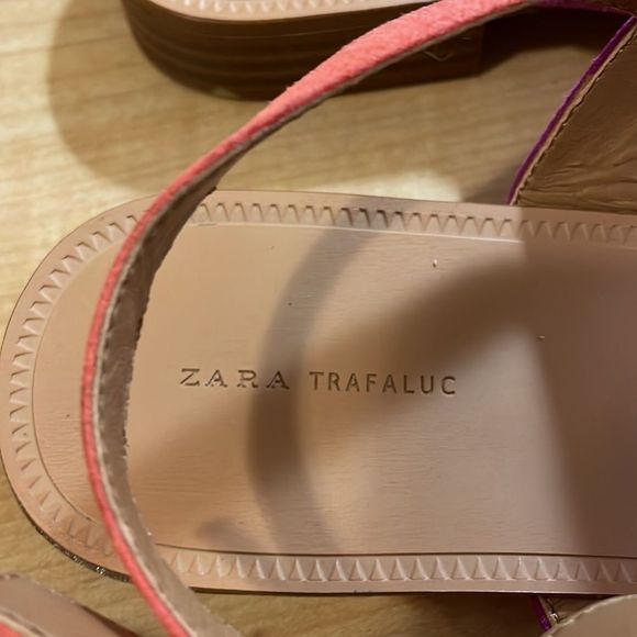 Zara multicolor flat sandals - Picture 3 of 6